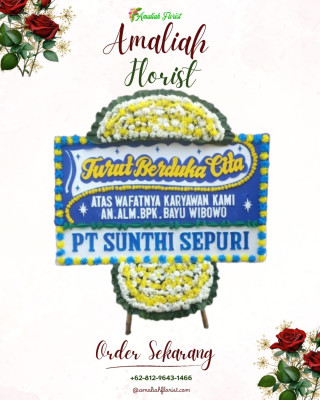 Papan Bunga Duka di Cinere