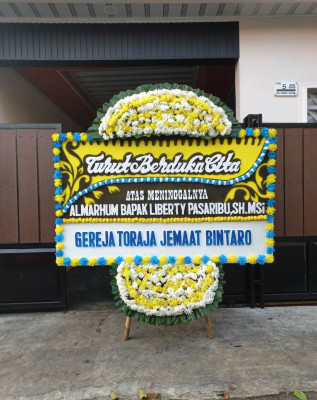 Papan Bunga Duka di Cinere