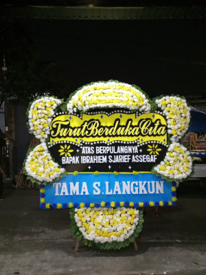 Papan Bunga Duka di Cinere