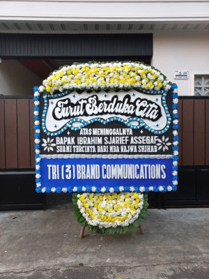 Papan Bunga Duka di Cinere